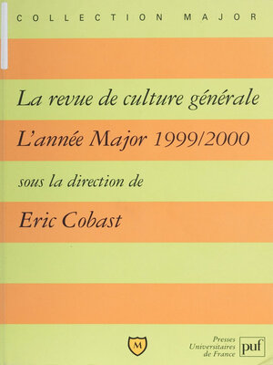 cover image of «La Revue de culture générale»